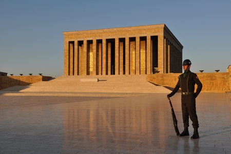 Anıtkabir Mozolesi ve Tören Meydanı.